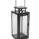HD Designs Glass Iron Lantern