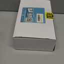 CML Matte White 1-Gang Screwless Decorative Wall Plates, 40 Pack Decorator Light Switch Covers, Standard Size 2.91 X 4.68, Scratch and Impact Resistant, Polycarbonate