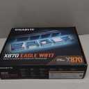 GIGABYTE X870 Eagle WIFI7 Motherboard - Supports AMD Ryzen 9000 CPUs, 14+2+2 Phases VRM, up to 8000MHz DDR5 (OC), 1xPCIe 5.0, Wi-Fi 7, 2.5GbE LAN, USB 4