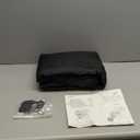 URPOWER Dog Seat Cover 100% Waterproof Hammock 600D Heavy Duty Scratch Proof Nonslip Durable Soft Pet Back Seat Covers for Cars Trucks and SUVs (A-Black with Orange)