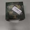 6 x Highland Cow Christmas Ceramic Ornaments - Gifts for Cow Lover - Cute Highland Cows Decor Rustic Home, Vintage Car Interior Accessories - Farmhouse Cattle Hanging Ornament