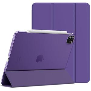 JETech Case ONLY for iPad Pro 11-Inch, 2022/2021/2020/2018 Model, Compatible with Pencil, Cover Auto Wake/Sleep (Purple)