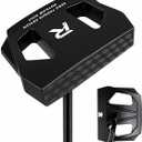 Zero Torque Golf Putter, 35’’ Right Handed Straight Putting, Mallet Center Shaft Golf Putter, High Forgiveness and Low Deviation