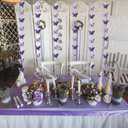 Butterfly Decorations, Purple Butterfly Decorations for Wedding Baby Shower Birthday Party Decorations Purple/Lavender Pack of 4, 10001