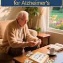 Matching The Domino Alzheimers for Elderly, Dementia Activities for Seniors, Activity Kits for Dementia Patients, Easy Memory for Seniors Men & Women Cognitive Craft Gifts