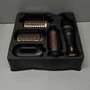 Hair Dryer Brush Set, Multifunctional Hot Air Brush for Salon Blowouts, Negative Ion Technology & Quick Drying, Shiny and Less Frizz, Black Champagne