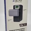 ZGEAR - Universal Camera Battery Charger W/LCD Charge Display