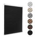 MYshade Cordless Blackout Cellular Shades for Windows, Honeycomb Window Shades with Thermal Insulation, Child & Pet Safe Room Darkening Shade, Easy Install,28.5" W x 50" H, Black