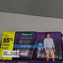 Depend Night Defense Adult Diapers, Incontinence Underwear for Men, Disposable, Overnight, Small/Medium, Grey, 26 Count, 