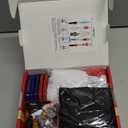 51 Pcs Themed Doll Clothes & Accessories  Educational Role Play Gift Set for Girls with 10 Outfits (Doctor, Bride, Mermaid, Santa, Chef etc.),10 Shoes, 5 Stands  Fits 11.5 Inch Dolls(No Doll)