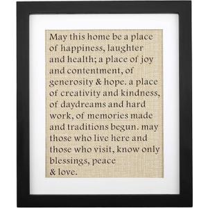 House Warming Gifts Framed 11" X 13", Housewarming Gifts for Friend Homeowner Neighbors, New House New Home Gift, Christmas Gift, First Home Decorations