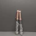 Ropeless Battle Ropes for Home Gym-Cordless Training Rope Fitness Equipment for Men & Women,Weighted Workout Ropes for HIIT,Versatile Exercise Equipment for Home and Travel Exercise(Pink)