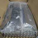 BQMAX Replacement Parts Kit for Master Forge BG179A, Stainless Steel Cooking Grid Grates and Heat Plates Grill Parts for Master Forge BG179A, BG179AO Grill Parts (4-Pack SS)