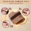 Beauty Sponge & Retractable Makeup Brush Set - 9 PCS Makeup Sponge Applicator Tool Set With Powder Puffs Beauty Sponges & Retractable Kabuki Brush for Foundation, Concealer, Liquid, Cream & Powder