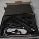 Black Kitchen Faucets with Pull Down Sprayer,Waterfall Kitchen Sink Faucet,Commercial Utility Stainless Steel Kitchen Faucets,Single Handle Kitchen Sink Faucet with Pull Down Sprayer for 3 Function