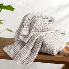Women Owned set of waffle-weave towels