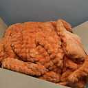 BEDELITE Fluffy King Size Comforter - Burnt Orange Fleece Soft Comforter for King Size Bed, Luxury Warm Bedding for Winter, Fuzzy Bed 1 Piece (1 Comforter)