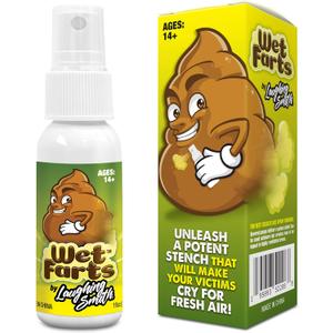 Laughing Smith - Wet Farts - Potent Stink Spray - Extra Strong Stink - Hilarious Gag Gifts & Pranks for Adults or Kids - Prank Stink Stuff - Non Toxic - Smells Like Really 'Bad' Gas