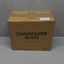 UMEIED Champagne Glasses, Set of 12 Champagne Flutes with Classic Shape, Long stem Sparkling Wine glasses for Wedding, Restaurant, Bar, Wine Toasting, Clear