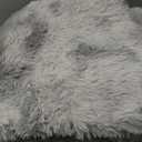 Thick Area Rug Light Grey Fluffy Shag 3x5 for Bedroom, Soft Plush Fuzzy Shaggy Carpet, Thickened Washable Non Slip Cozy Furry Rugs for Living Room, Kids Baby Nursery Dorm, Tie-Dye Gray