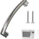 Upgraded WB15X21101 Microwave Door Handle Compatible with GE Microwave Handle Replacement, Reinforced ABS Plastic Parts Fit AP5790530,JNM3163RJ1SS,PVM9179SF2SS,JVM3162RJ3SS