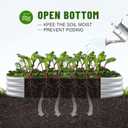 Land Guard 841 ft Galvanized Raised Garden Bed KitRaised Garden Boxes Outdoor, Oval Metal Raised Garden Beds for Vegetables