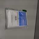 AmazerBath Long Shower Curtain 80 Inches Clear Shower Curtain Plastic Premium PEVA, Heavy Duty 8G Weighted Shower Curtains for Bathroom with 3 Big Stones and 12 Grommets, 72x80 Inches