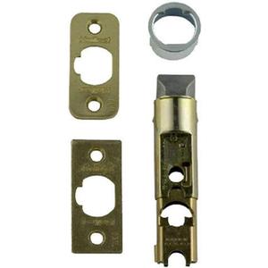 Kwikset 1826-18 6-Way Adjustable Plain Latch, Polished Brass (No Size)