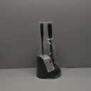 MR.SIGA Toilet Plunger and Bowl Brush Combo for Bathroom Cleaning, Black, 1 Set (One Size)