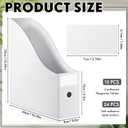 Thenshop 12 Pcs Scrapbook Paper Storage 12 x 12 Paper Storage Organizer with Tabs Foldable Scrapbook Cardboard Holder Bin for Vinyl Sheet File