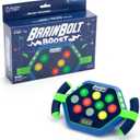 Educational Insights BrainBolt Boost - Memory Game with Light and Sound, Electronic Brain Games, Single Player Brain Teasers for Kids, Hand Held Games for Kids 4-8 (8 inches x 2 inches x 6.5 inches)