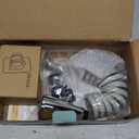 CECEFIN Kitchen Sink Sprayer Hose Attachment for Faucet, Kitchen Faucet Head Replacement w/ 79" Recoil Hose and Holder, Pressurized Water Saving Aerator & Diverter Valve, Faucet Sprayer Attachment Set (F- Grey- ON/OFF Pause Sprayer)