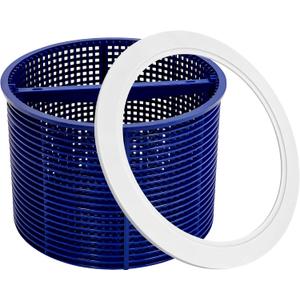 SPX1082CA Pool Skimmer Basket & SPX1082D Basket Support Ring | Replacement for Hayward Swimming Pool Skimmer & Aladdin B-152 Skimmer SP1082 SP1083 SP1084 1085 1086 SP1075 1075T 1076 1077
