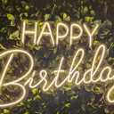 Ulalaza LED Neon Sign Night Light for Wall Party Dcor Bedroom Room Bar Wedding Home Birthday Art Decoration Christmas with USB Chain Light modulator 5v 16.5''*9.1''