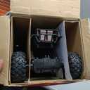 Jiakora Large Size RC Cars, Rock Crawler RC Truck with 2 Rechargeable Batteries, 6 Wheel Remote Control Monster Truck, Durable Metal Body & LED Headlights, Boy Toys for 4-7, 8-12 Kids & Adults