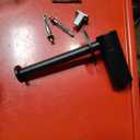 Moen Matte Black Align Pivoting Double Post Modern Toilet Paper Holder, YB0408BL (1-(Pack))