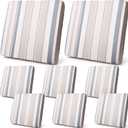 Newwiee 8 Pcs Patio Stretch Sofa Cushion Cover Outdoor Cushion Covers Replacement Patio Furniture Couch Slipcovers Chair Seat Soft Flexibility Protector(Gray Beige)