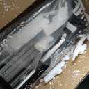 1-Step Manual Retractable RV Steps, 450lbs Capacity with 5mm Carbon Steel Frame & Anti-Slip Aluminum Pedals, Locking Limit Switch Design for Campers, Trailers, RVs (Sliver)