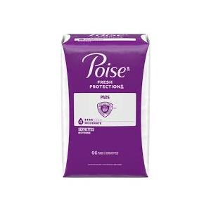 oise Incontinence Pads & Postpartum Incontinence Pads, 4 Drop Moderate Absorbency, Regular Length, 66 Count