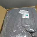 Japanese Floor Mattress Futon, Thick 5-Layer Roll Up Foldable Mattress, Comfortable Foam Tatami Mat Sleeping Pad (Gray, Queen) (Grey)