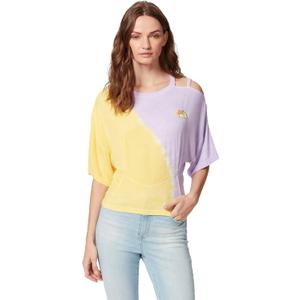 Women's Alora Single Cut Out Shoulder Elbow Sleeve Knit Top Pullover Standard, Size XL