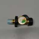 DOZYANT Universal Fit POL Propane Tank Adapter with Gauge - Converts POL LP Tank Service Valve to QCC1 / Type 1, Old to New Connection Type