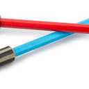 L LIFETIME Light Saber Pencils Party Favors 24 Pack Blue & Red Pencils with 3D Eraser Tops Star Fan Goody Bag Supplies, Birthday Celebration Gifts for Kids, Teens & Adults