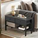 Hall Tree with Bench and Shoe Storage, Entryway Bench with Coat Rack, 4-in-1 Coat Rack Shoe Bench, Multifunctional, for Front Door, Hallway, Foyer, Charcoal Grey and Black MT05BC