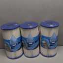 ROYOR PWW50 Spa Filter for Hot Tub - Hot Tub Filters Replacements Unicel 6CH-940, PWW50P3 (1-1/2" Coarse Thread), Filbur FC-0359, Waterways 817-0050, 45 Sq. Ft. Viking Spa Filter, 3 Pack