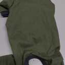 PUMYPOREITY Sticky Hair Cat Clothes, Prevent Loss Pajamas, Soft Sweaters for Cats Only, Onesie, Recovery Suit After Surgery, Green, M