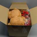 Vinsot 113 Pcs Valentine's Day DIY Gift Set Include Balloons Hug Buckets Bears Faux Bouquets Ribbon Box for Valentine Galentines Day Wedding Birthday Party Women Romantic Gifts Decoration