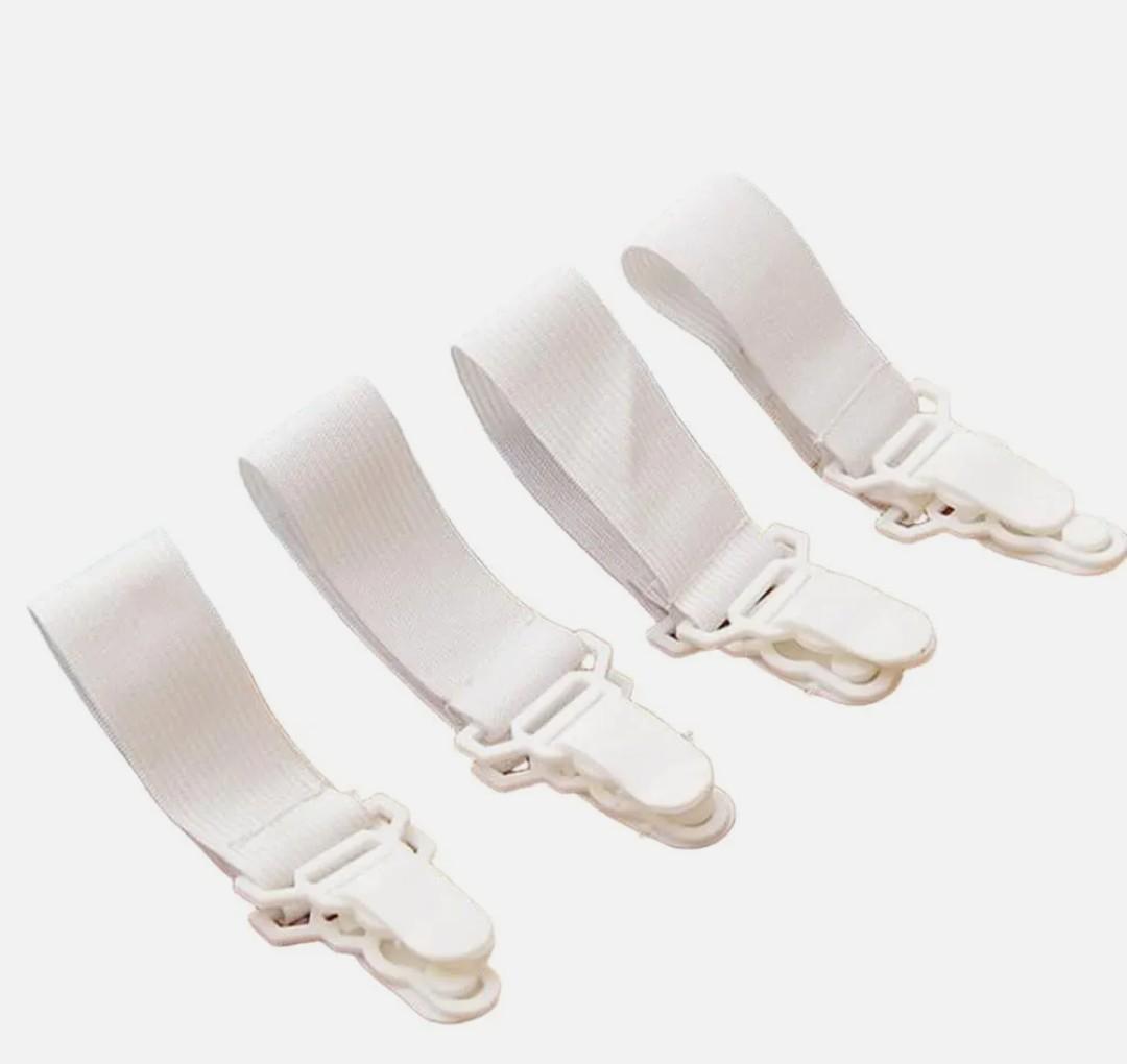 4-Pack 4in each Simple and Versatile Sheet Buckle Convenient Multifunctional Sheet Buckle Bedding
