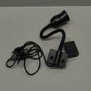 Aquarium Focus Light for Open Fish Tank Indoor LED Light Big Clip Lamp Adjustable Focus (White-Blue with Timer)