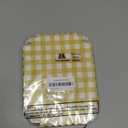 Havawish 60 Pack Gingham Disposable Food Trays, Plaid Scalloped Paper Snack Boats, Disposable Serving Food Boats, Nacho Plates for Party, Wedding, Picnic, BBQ (Yellow and Green)